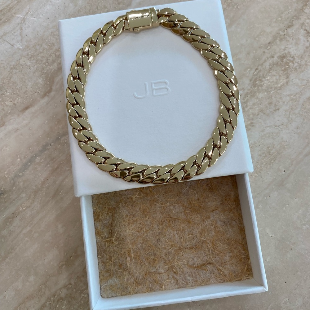 Jenny Bird gold vermeil anklet never worn!